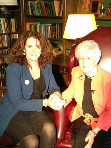 Dr. Eileen O'Grady with Dr. Loretta Ford
